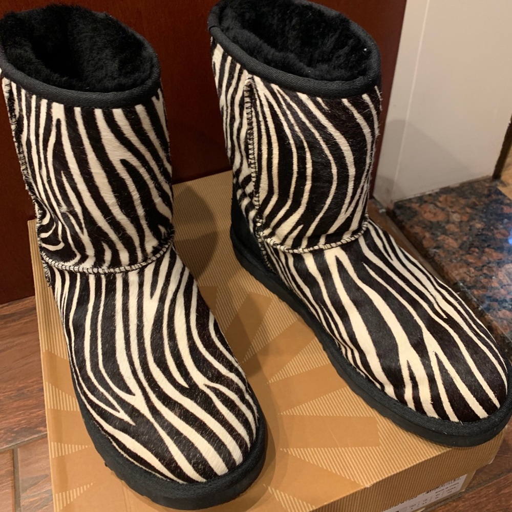 Zebra print Uggs